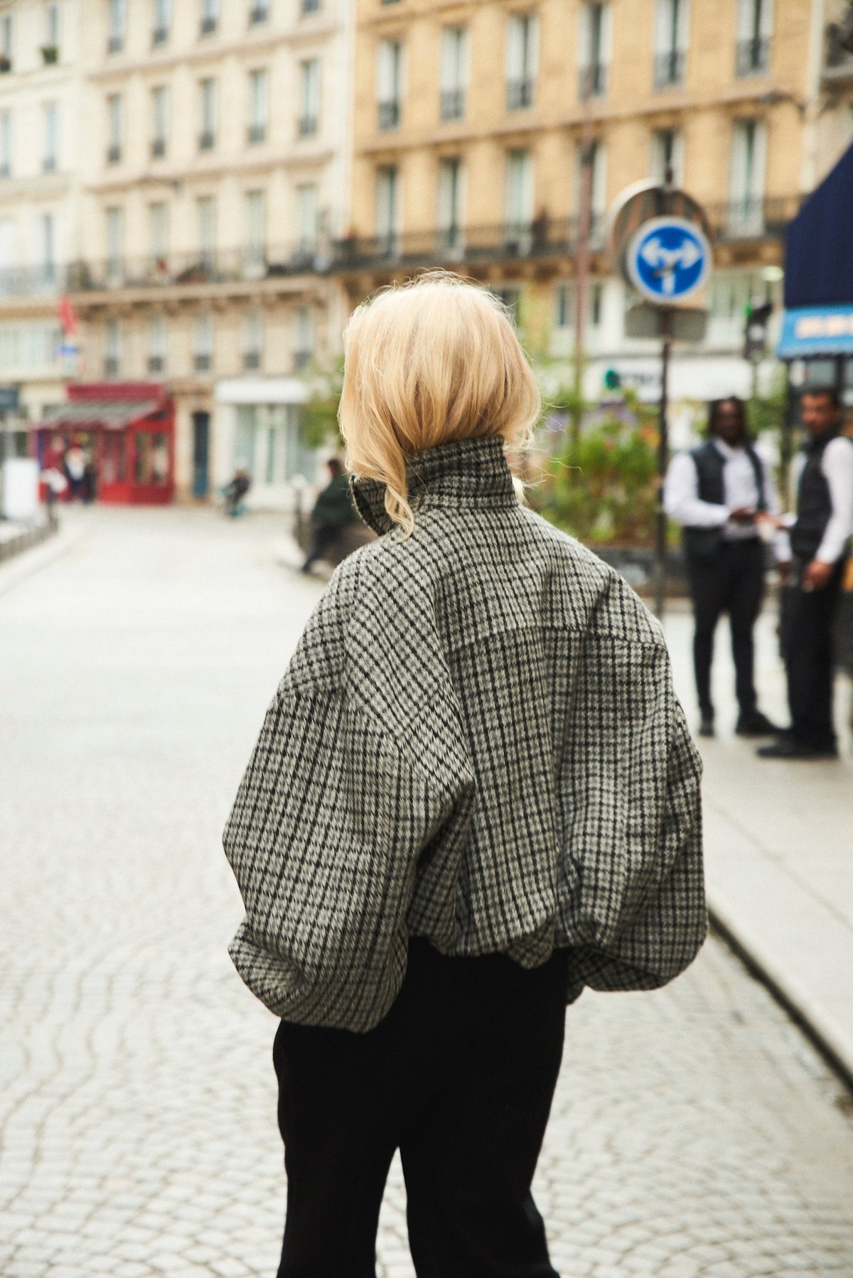 Bomber Ardoise en laine