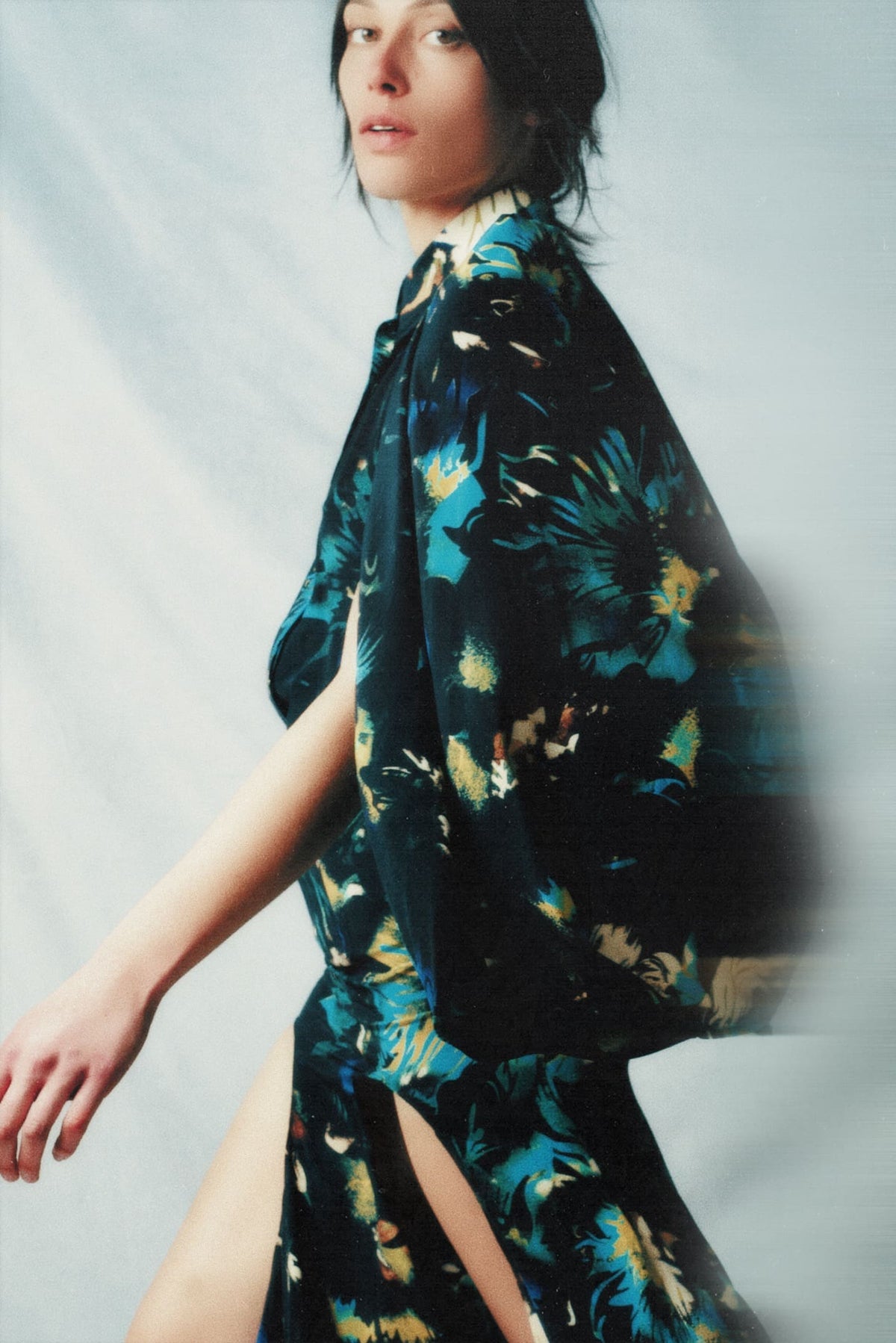 Chemise Impatiente – Soie florale