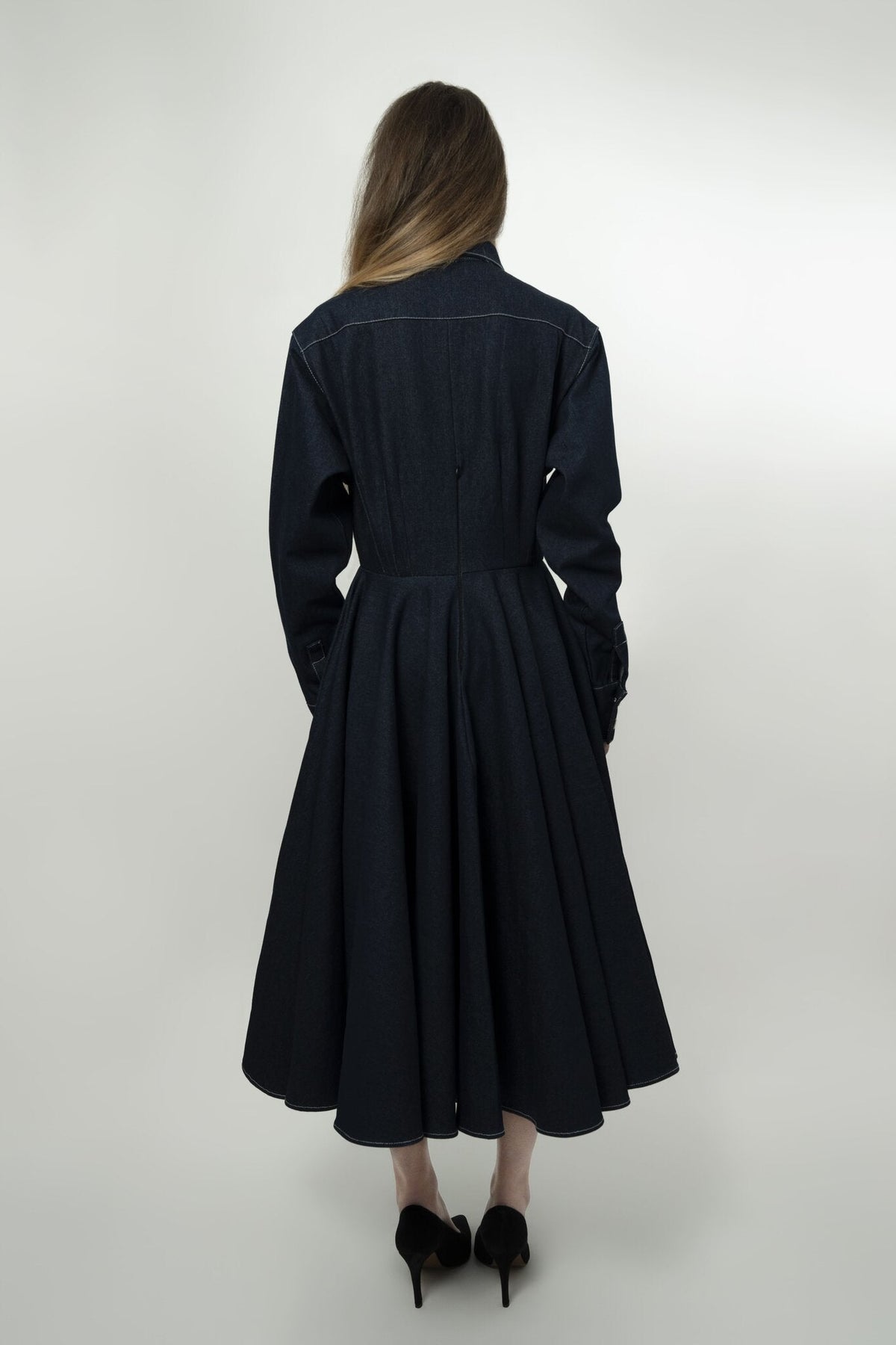 Robe Fifth Peak en denim bleu foncé