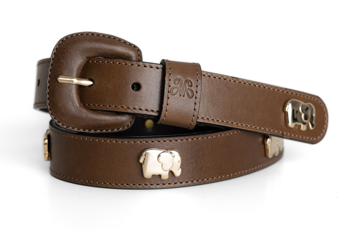 Safari Belt – Leather-Covered Buckle
