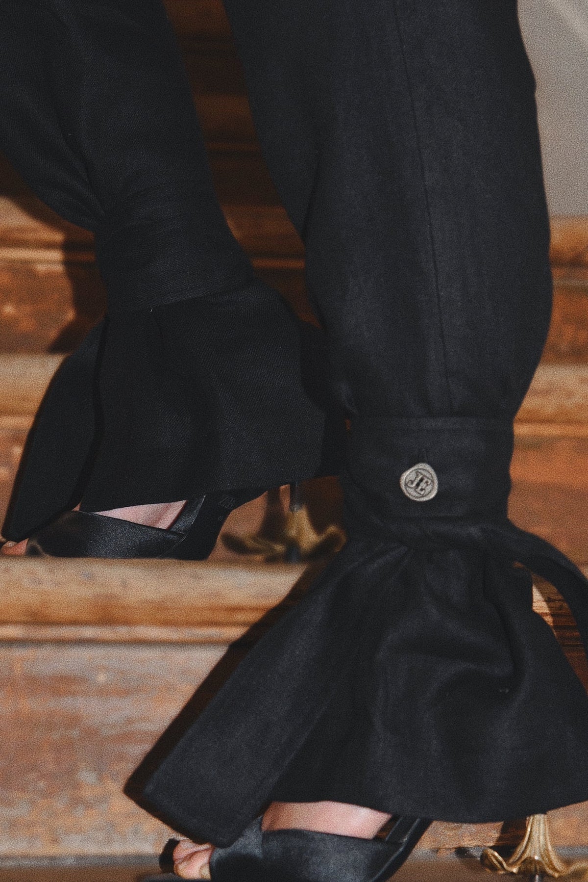 Le pantalon Lierre - Lin noir