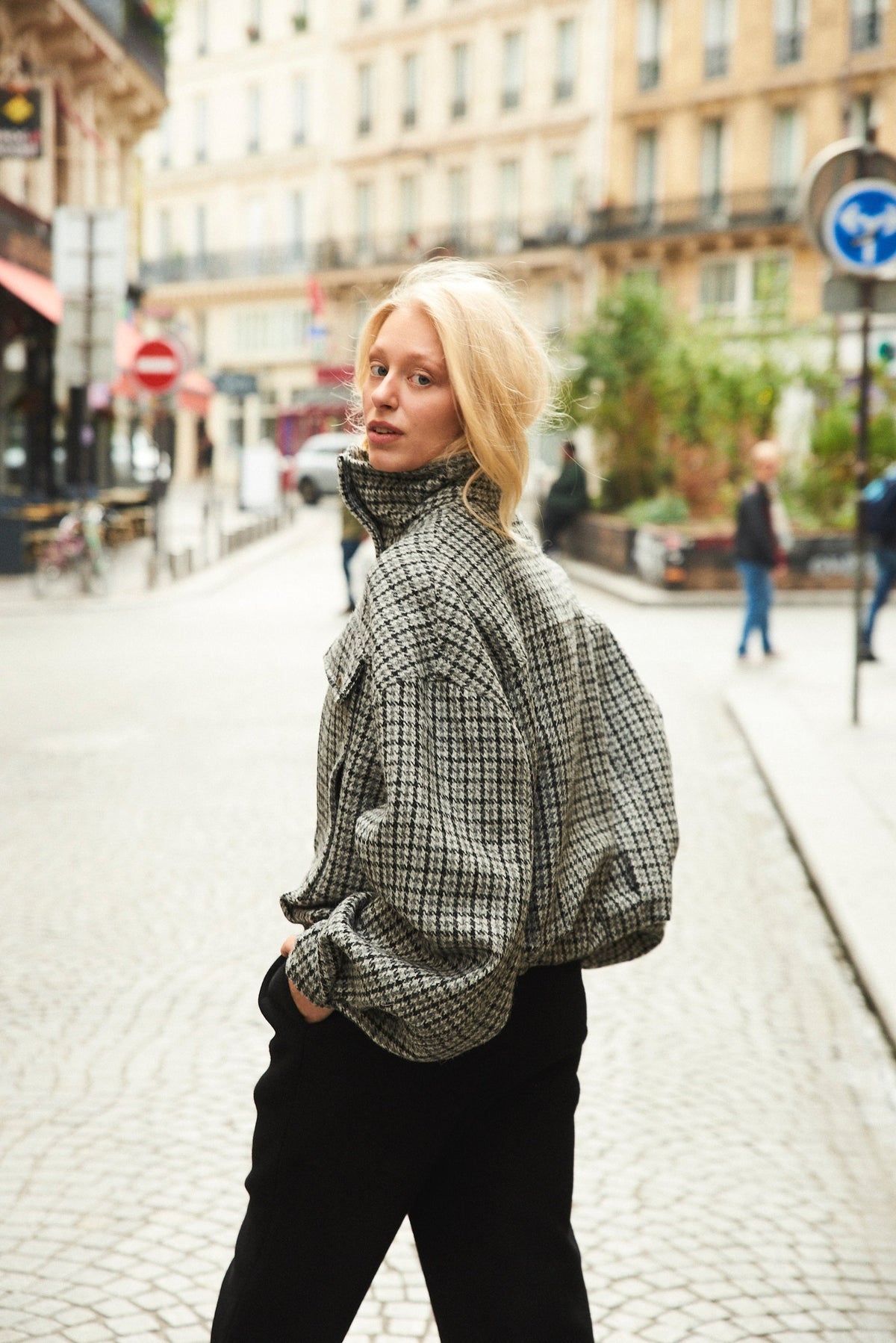 Bomber Ardoise en laine