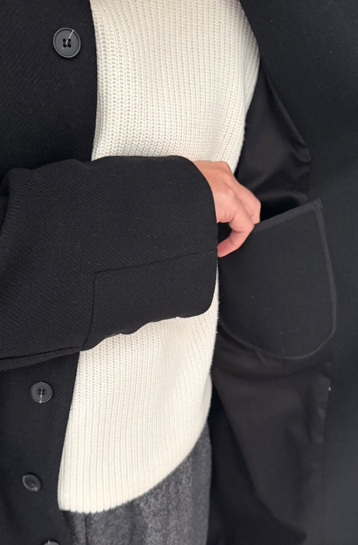 Manteau PERSONNAGE long en laine
