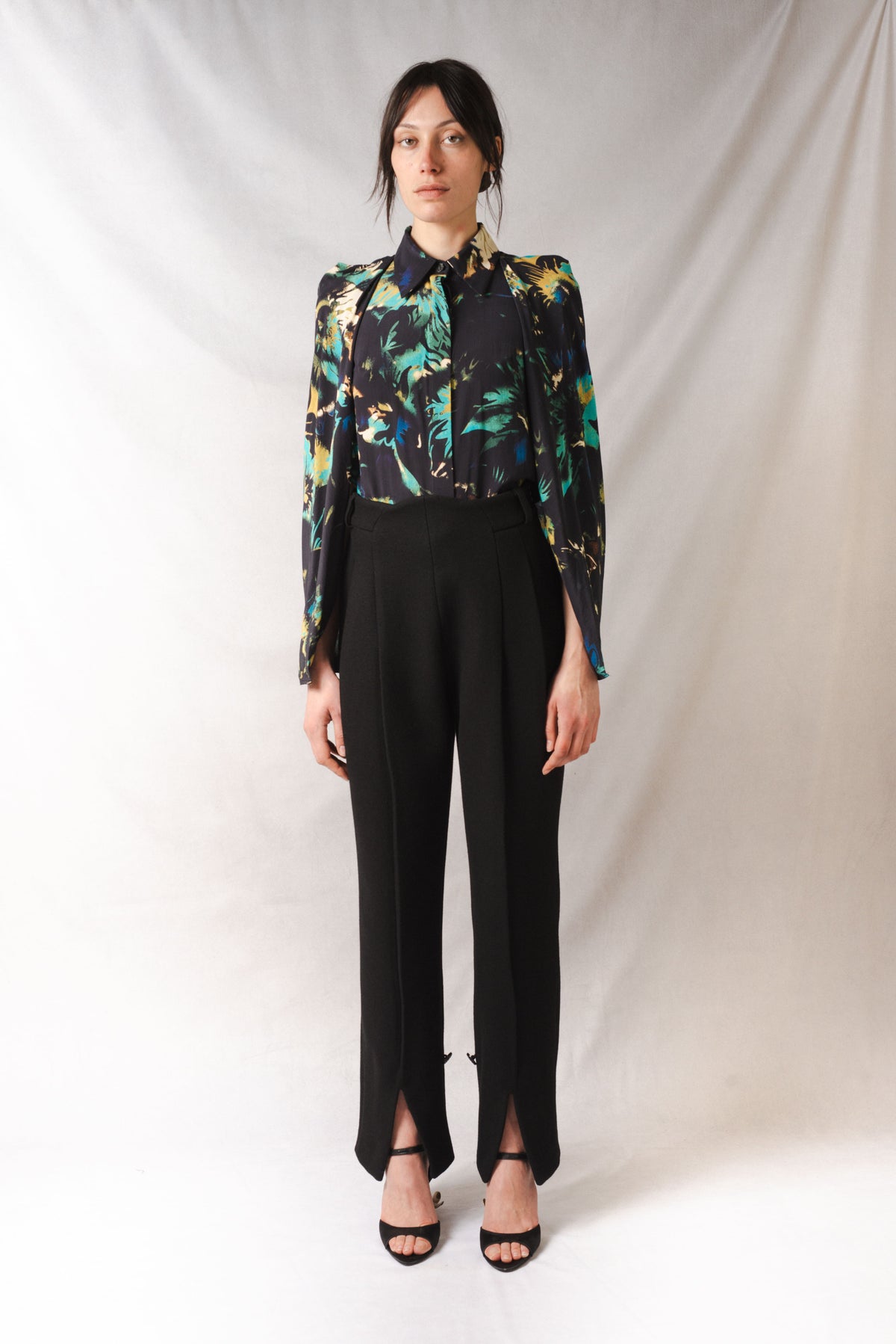 Chemise Impatiente – Soie florale
