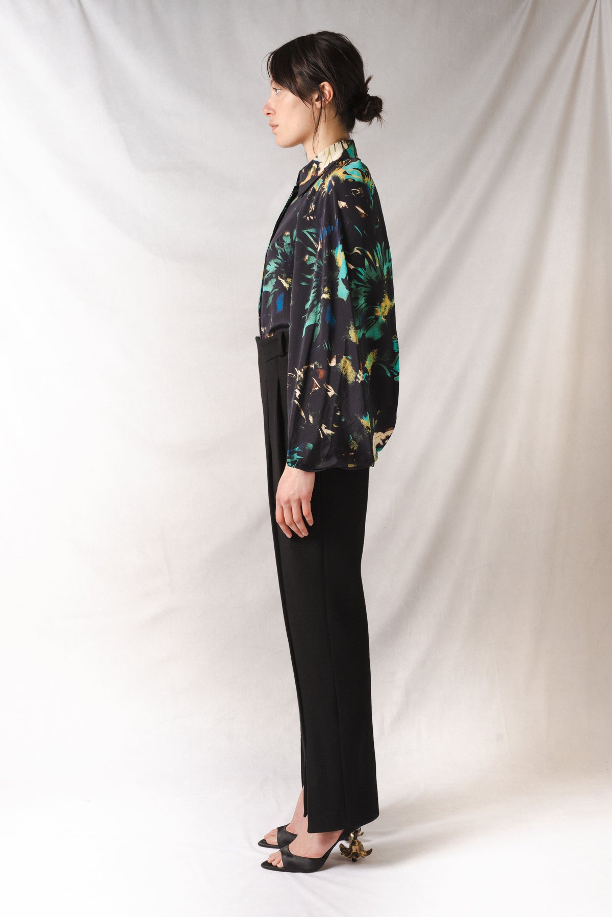 Chemise Impatiente – Soie florale