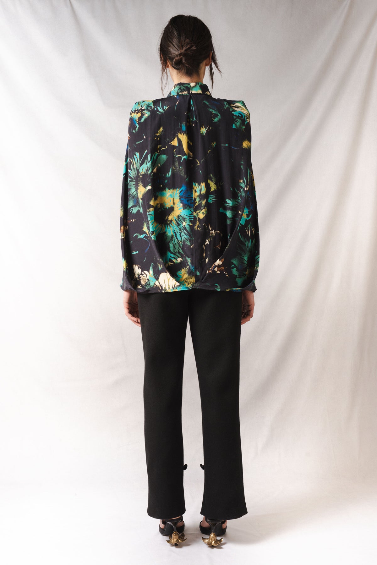 Chemise Impatiente – Soie florale