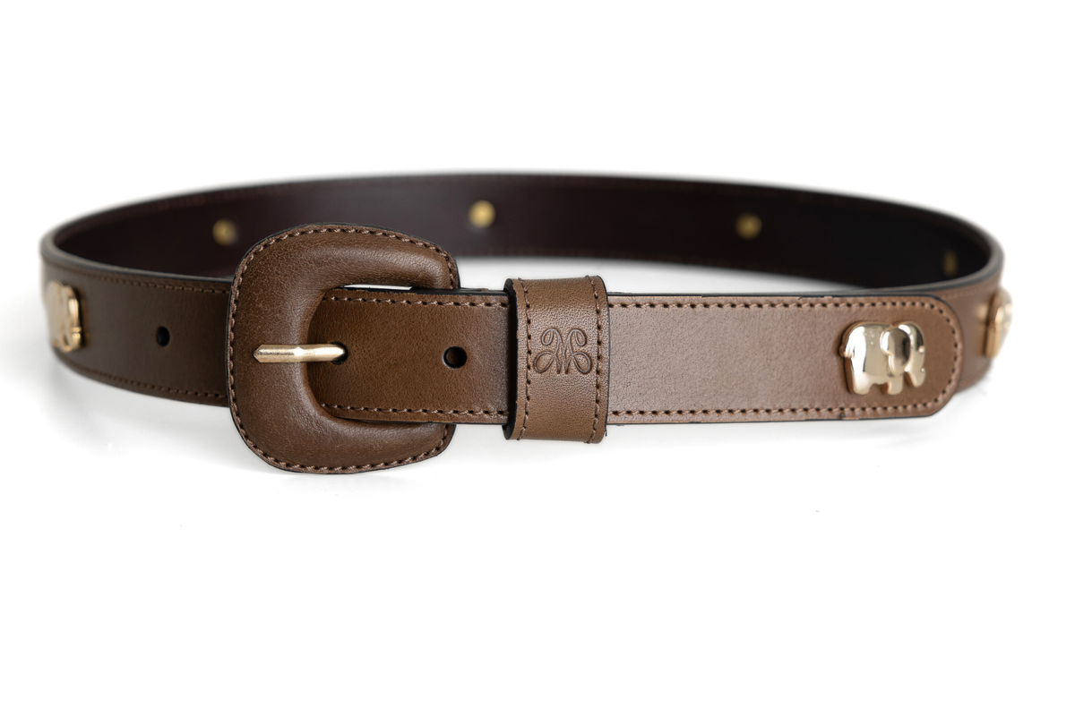 Safari Belt – Leather-Covered Buckle