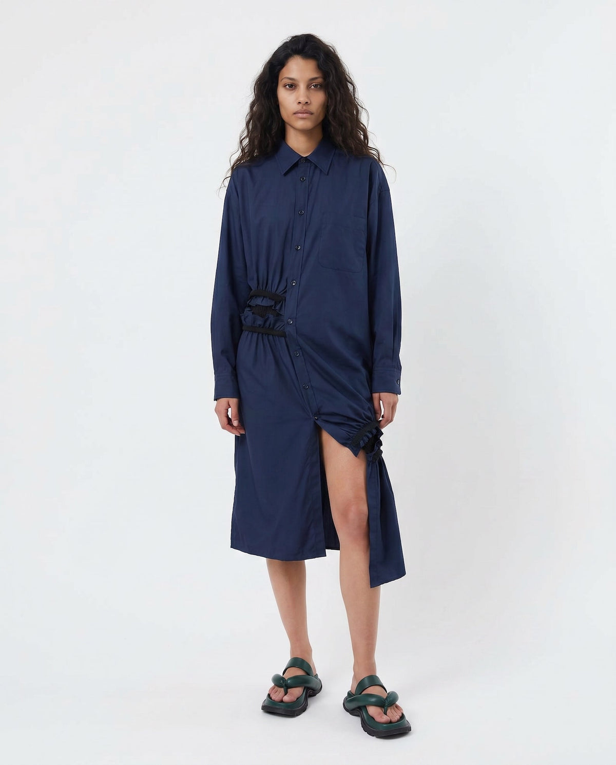 Spiral Intervention Shirt Dress