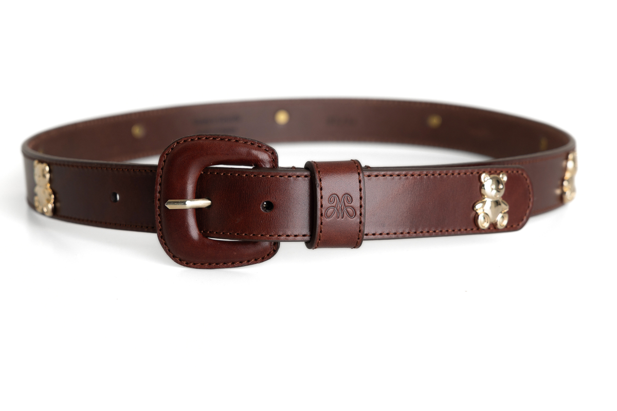 Teddy Belt – Leather-Covered Buckle