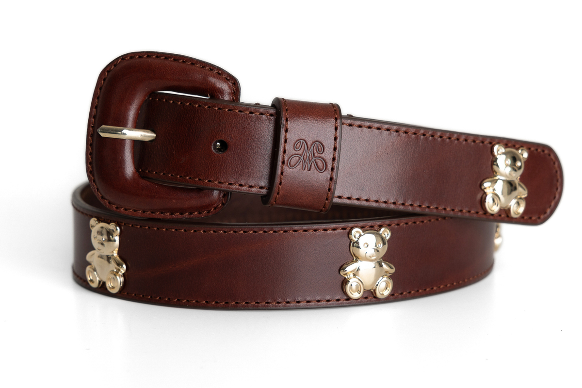 Teddy Belt – Leather-Covered Buckle