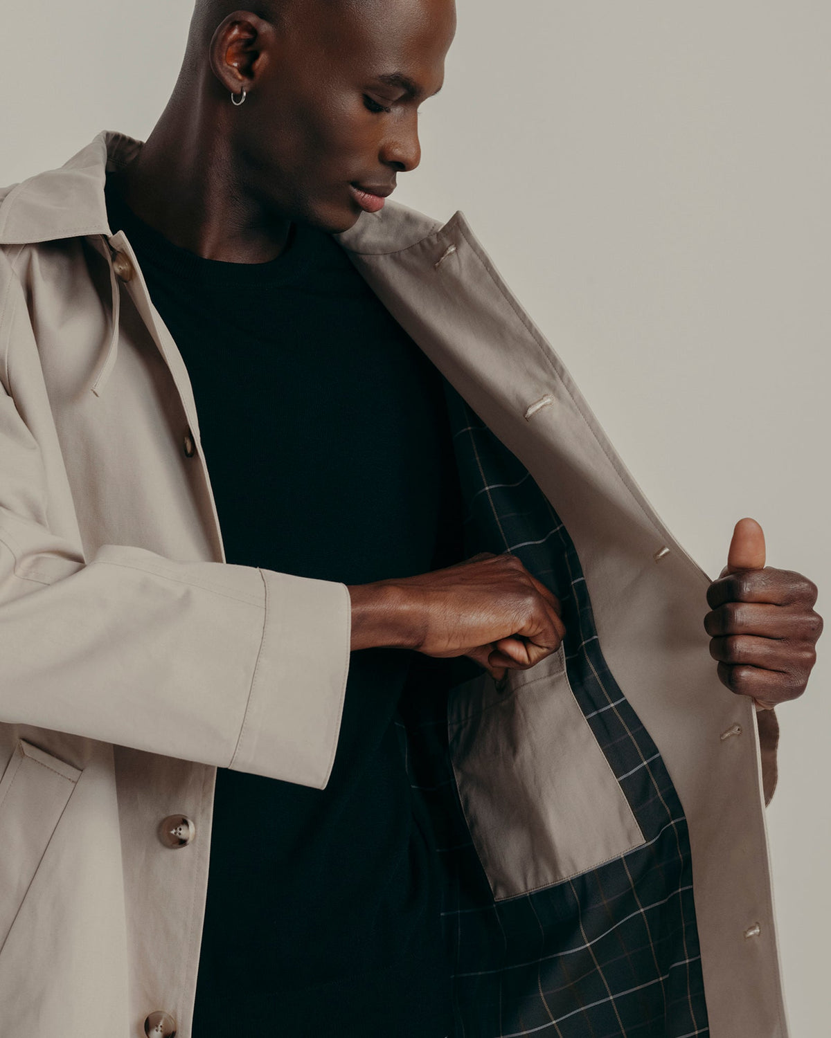 TRENCH BILLY - BEIGE CLAIR